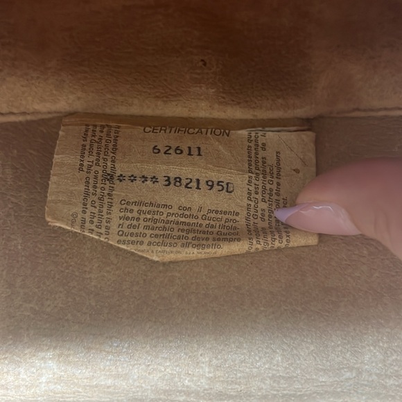 💯 Authentic Gucci Vintage GG Clutch - Picture 2 of 6
